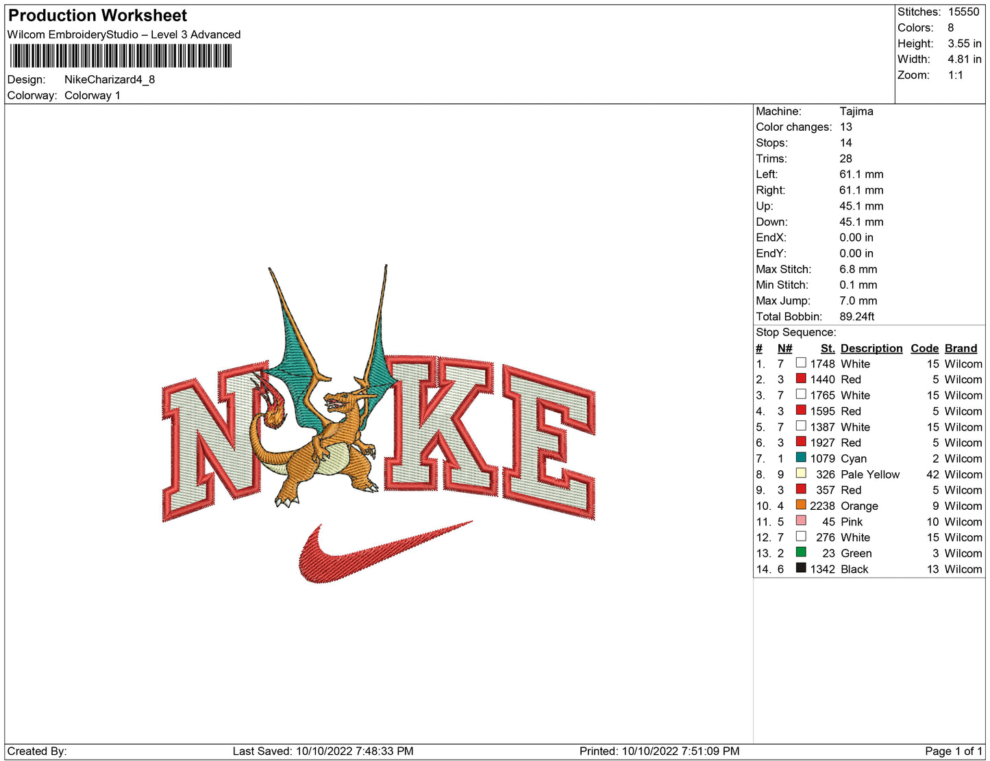 Nike Charizard