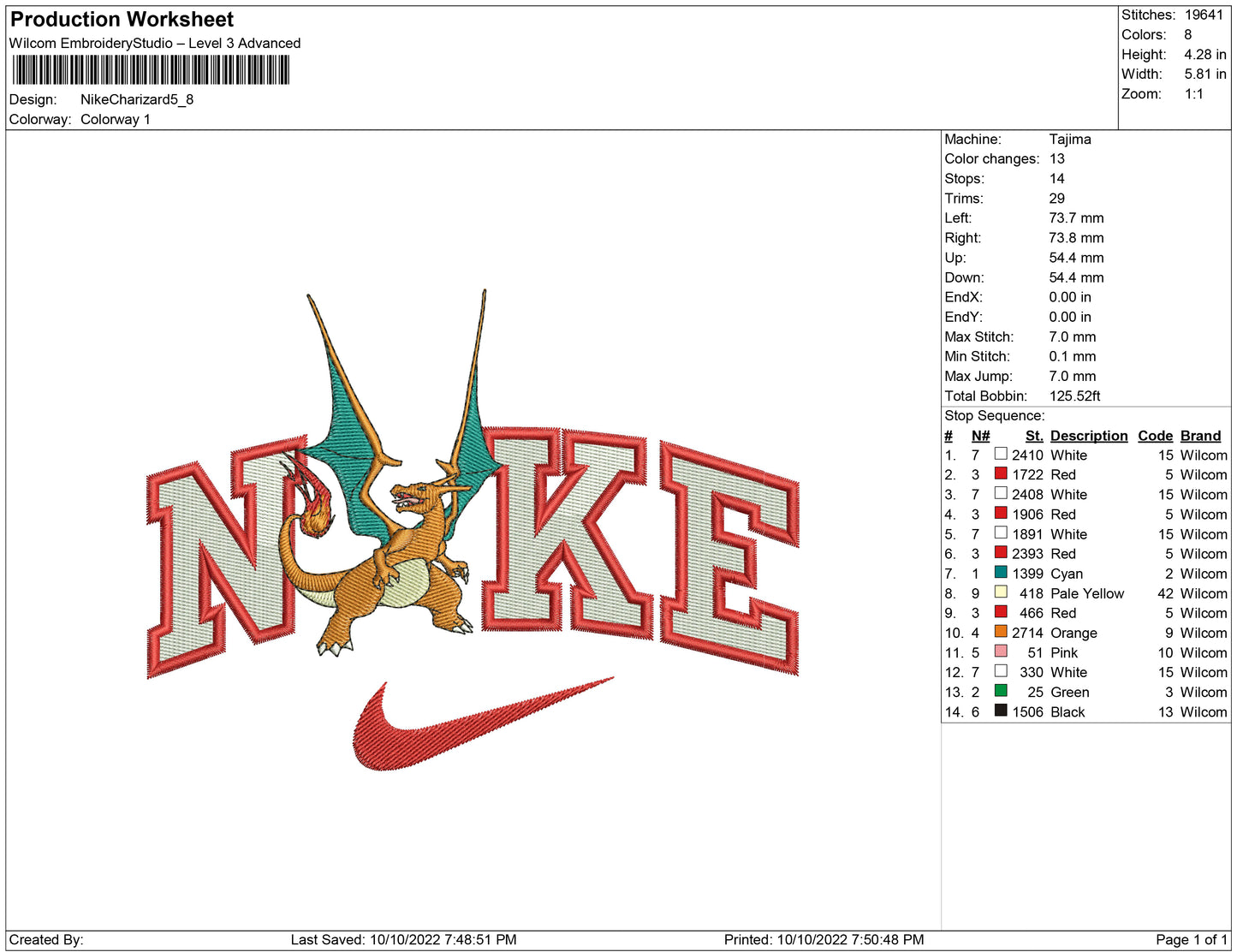 Nike Charizard