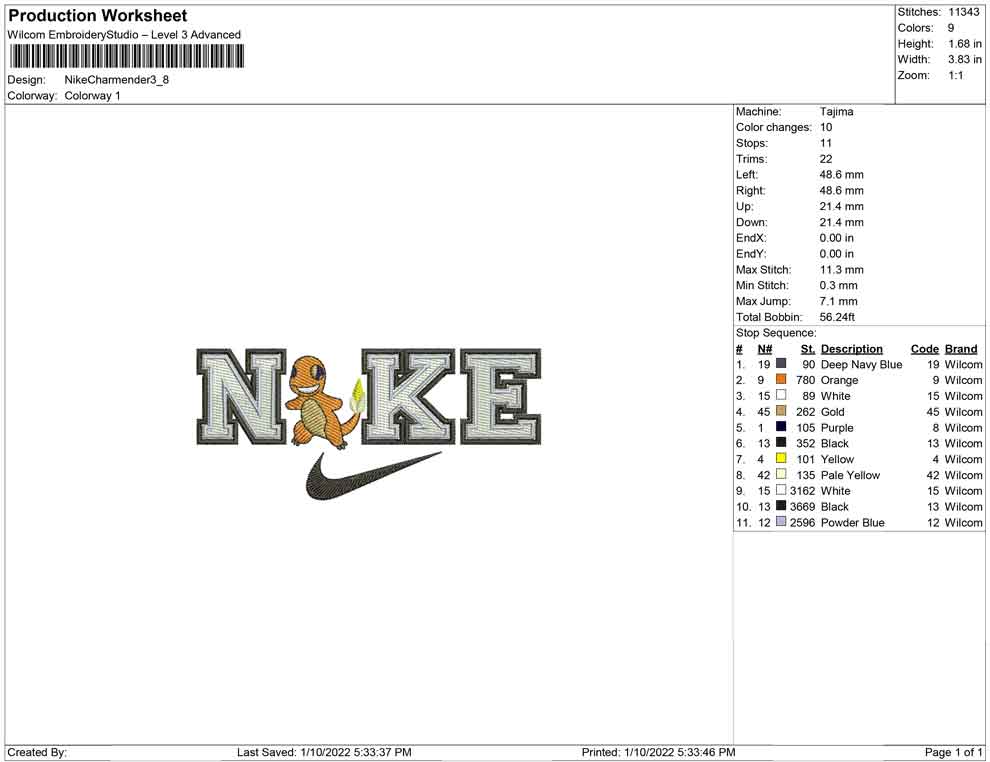 Nike Charmender