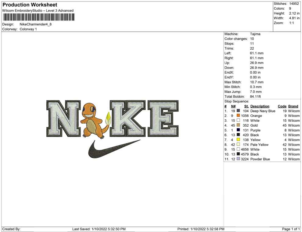 Nike Charmender