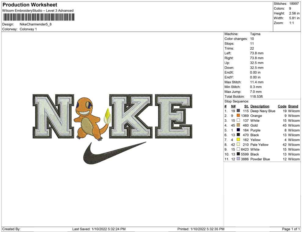 Nike Charmender