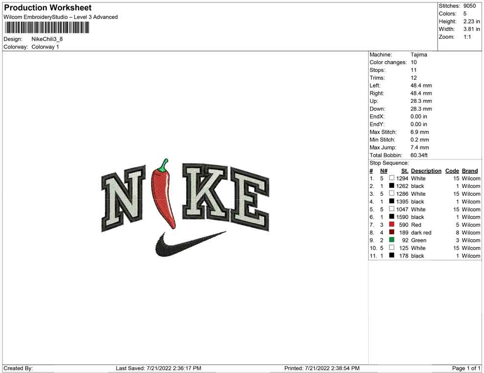 nike chili