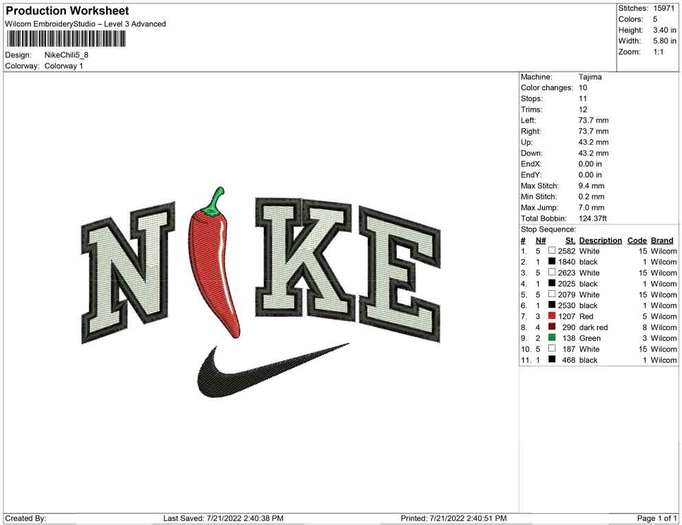nike chili