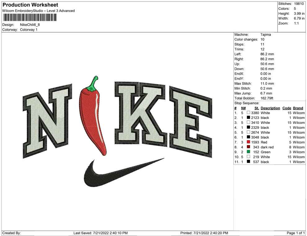 nike chili