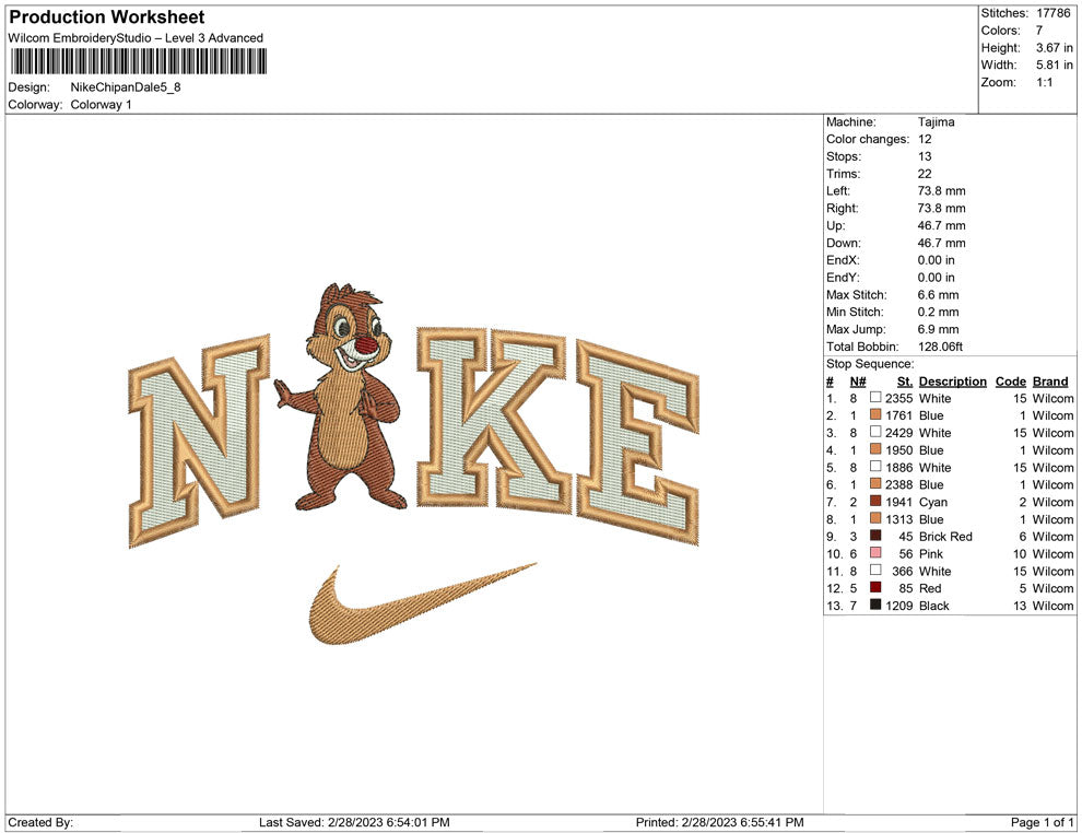 Nike chip n Dalle