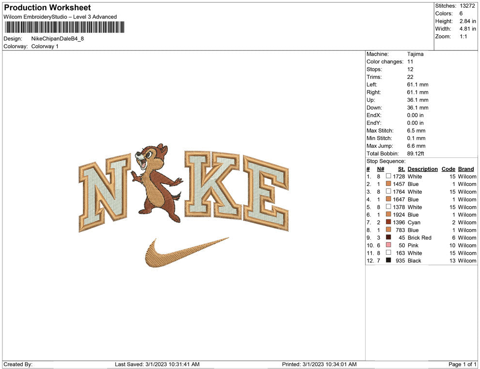 Nike chip n Dalle B