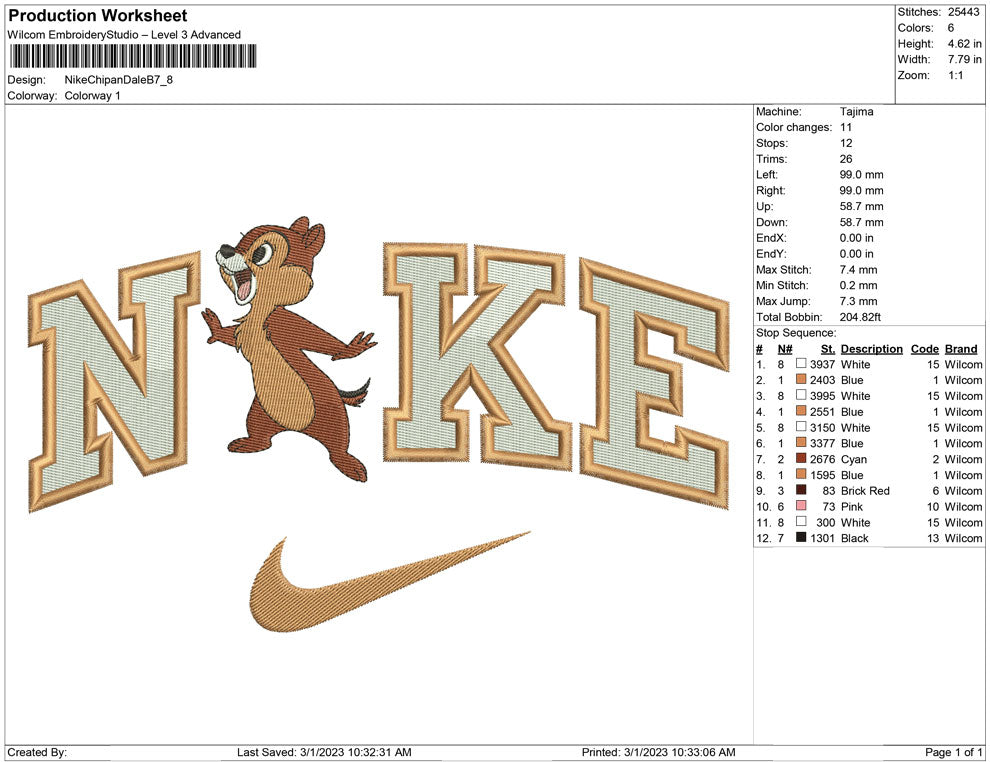 Nike chip n Dalle B