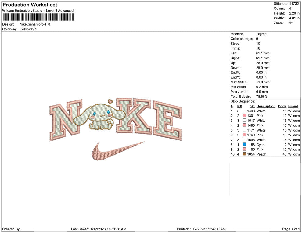 Nike Cinnamorol