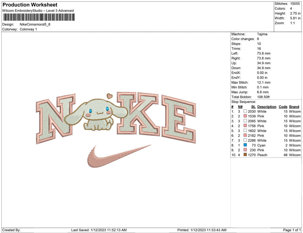 Nike Cinnamorol