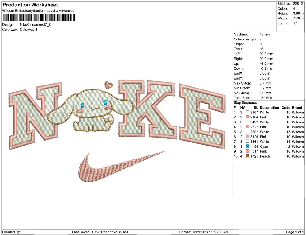 Nike Cinnamorol