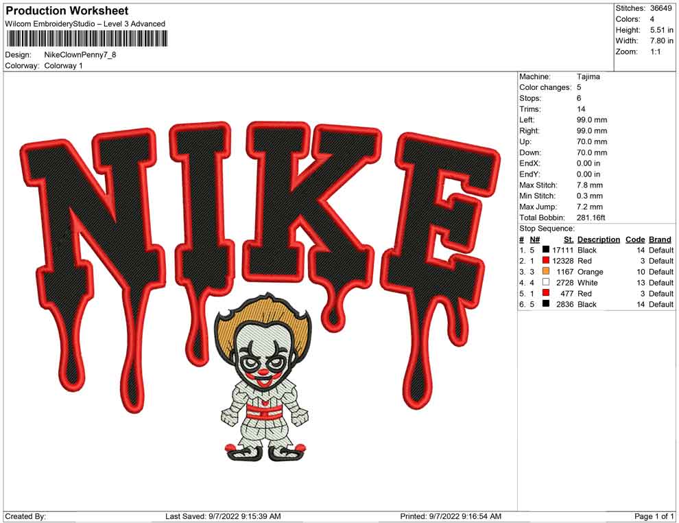 Nike Clown Pennywise
