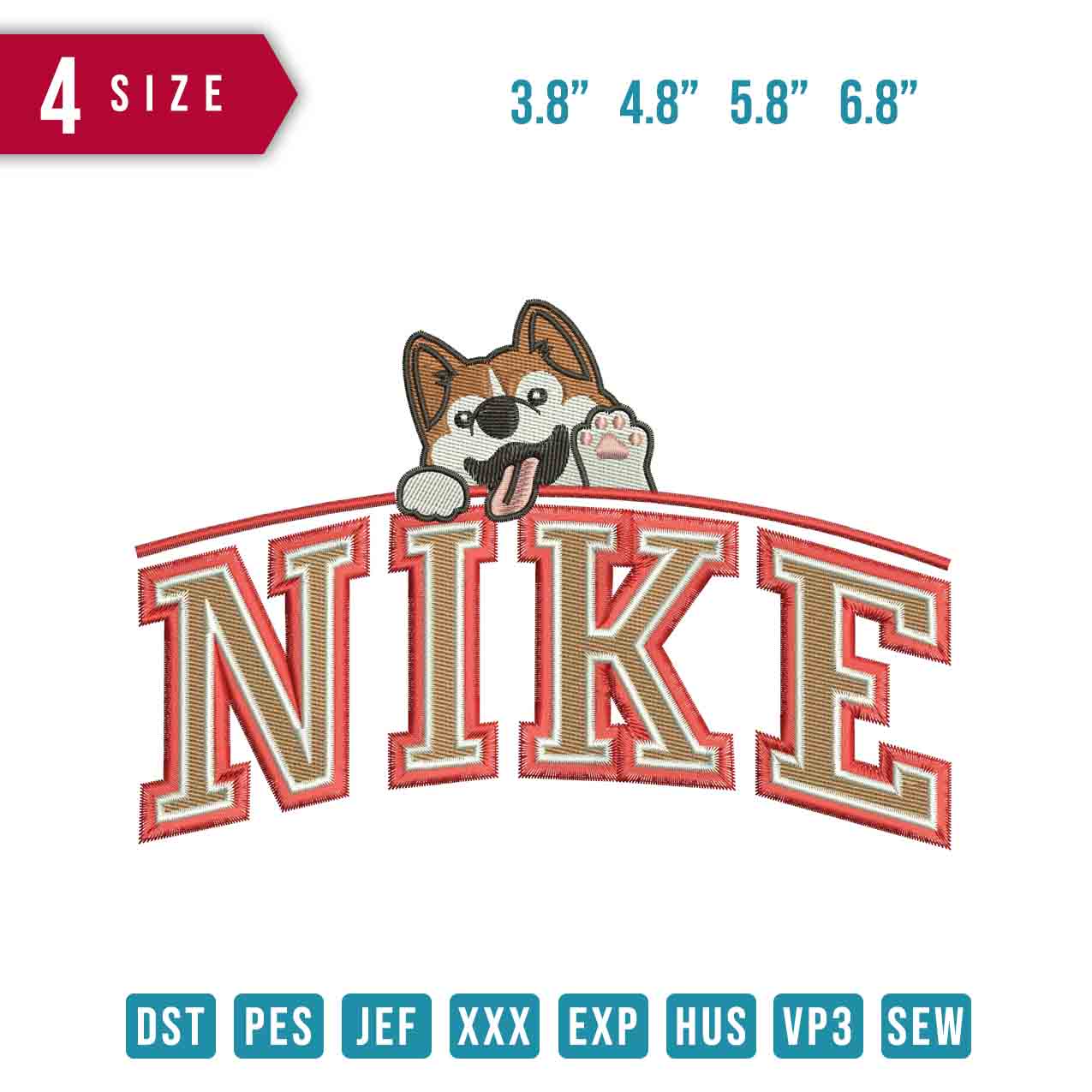Nike Corgi Dog