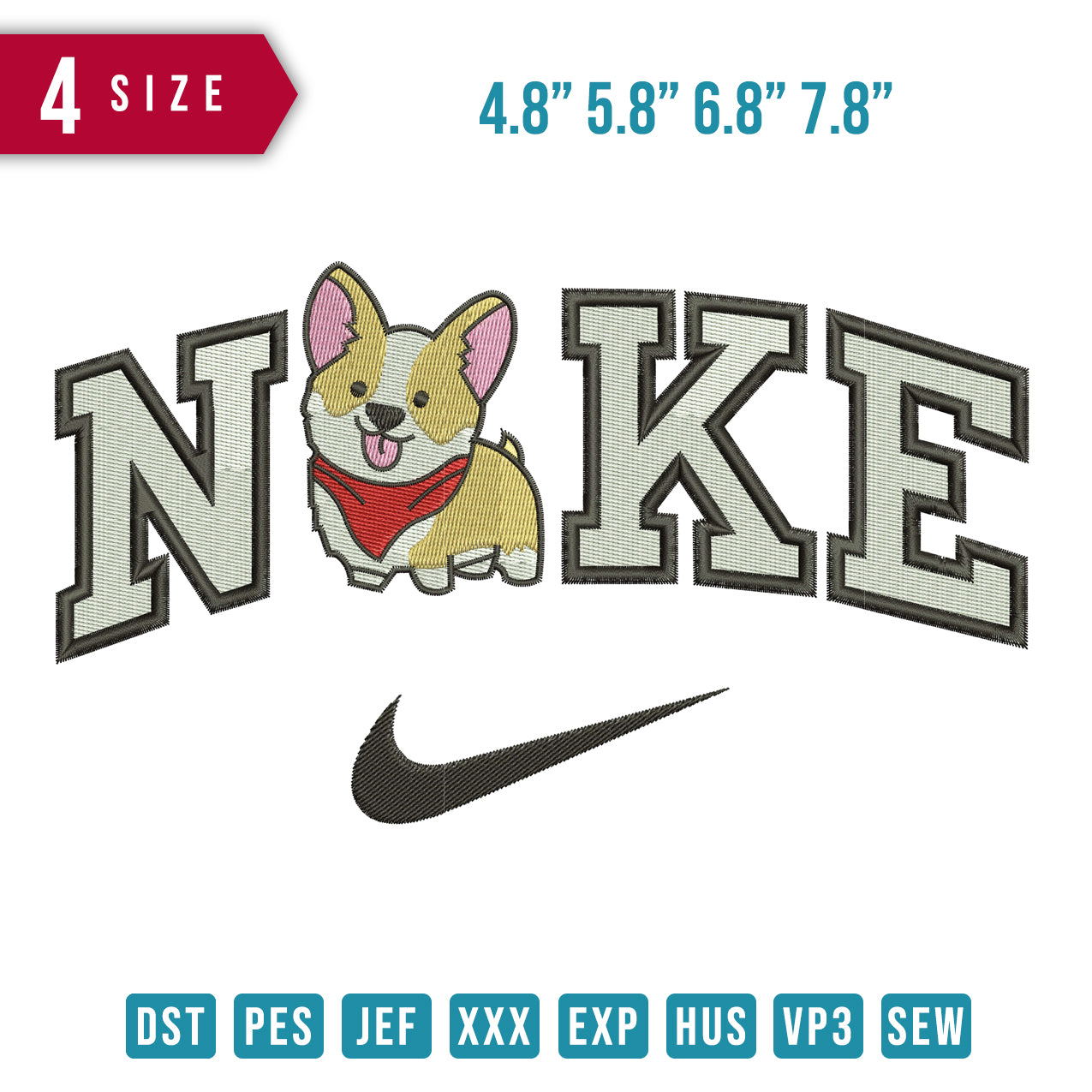 Nike Corgi Smile