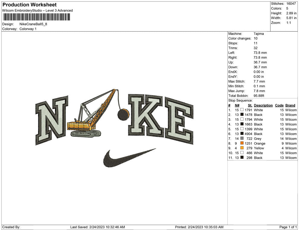 Nike Crane Ball