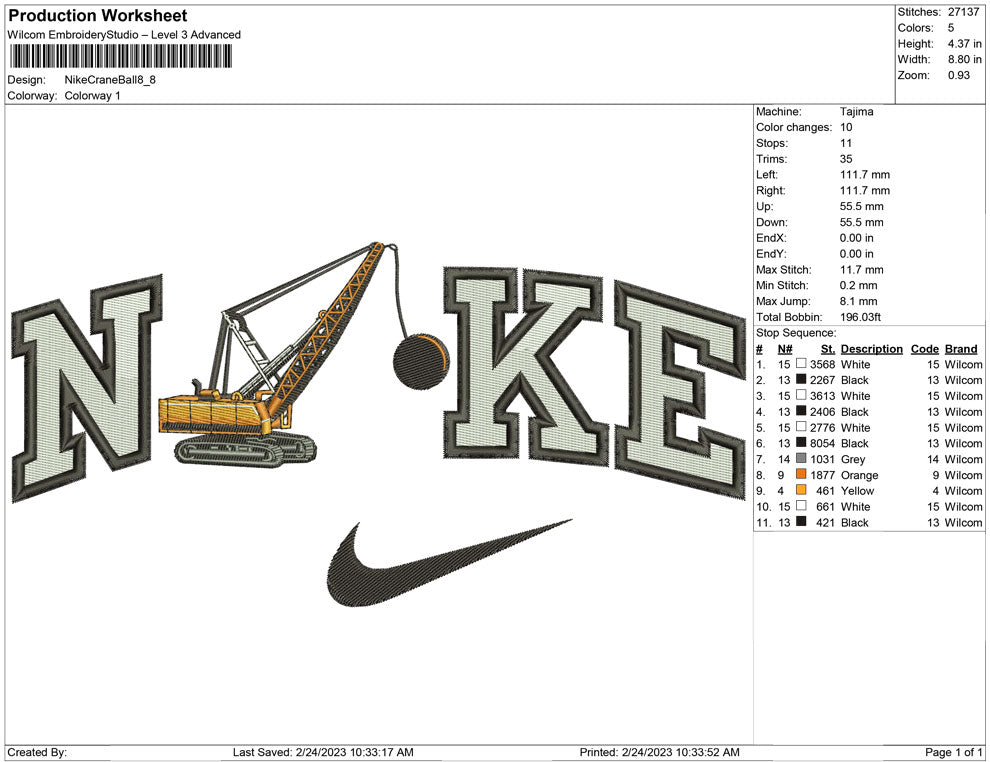 Nike Crane Ball