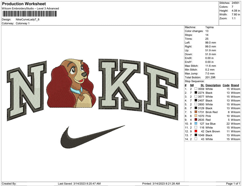 Nike Curve Lady tramp