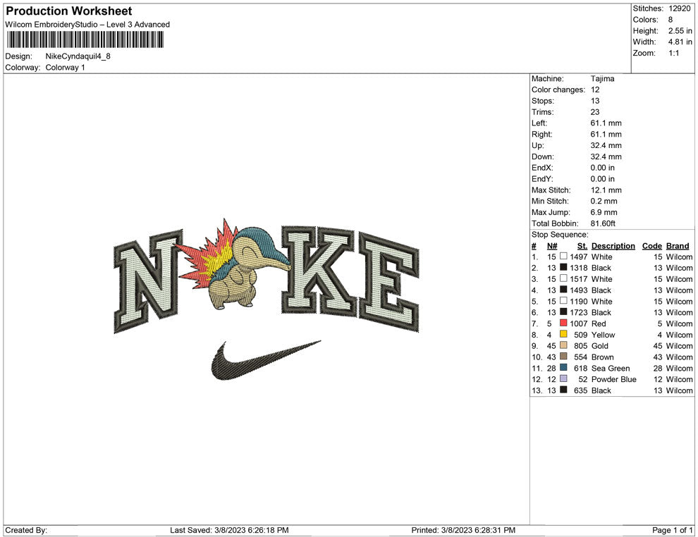 Nike Cyndaquil