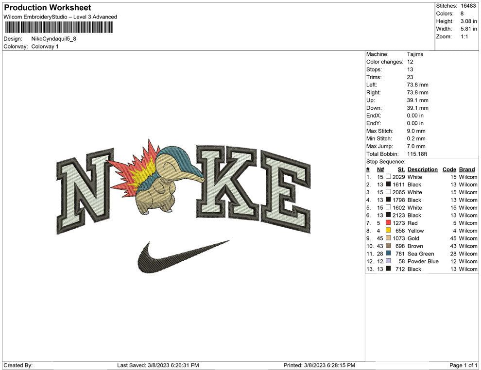 Nike Cyndaquil