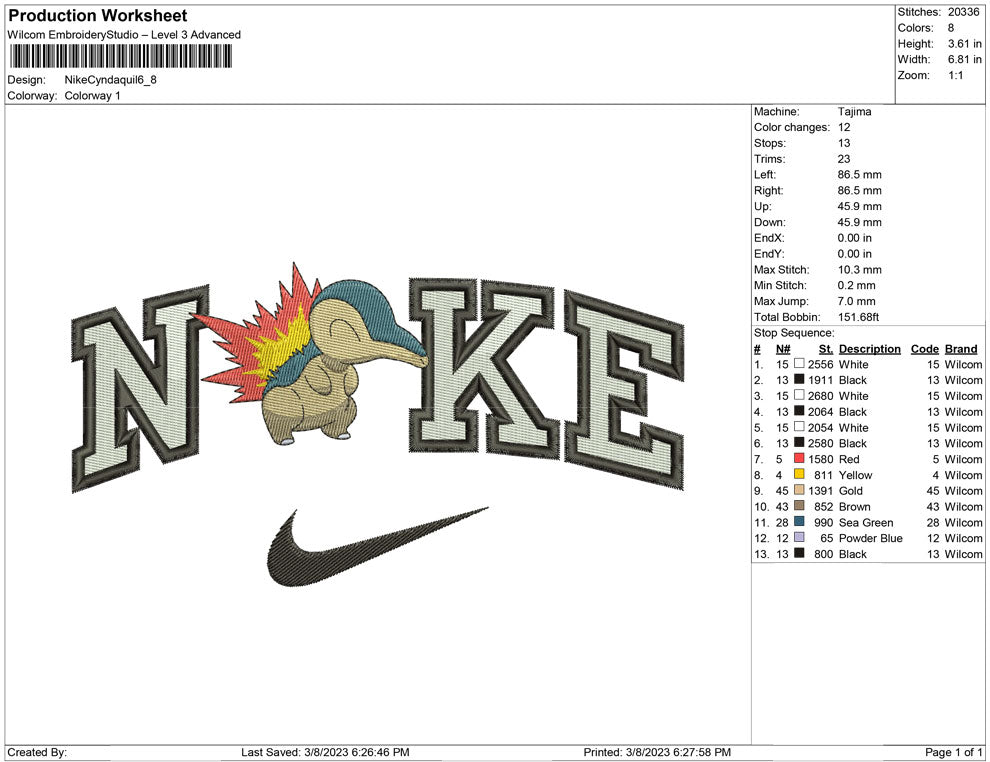 Nike Cyndaquil