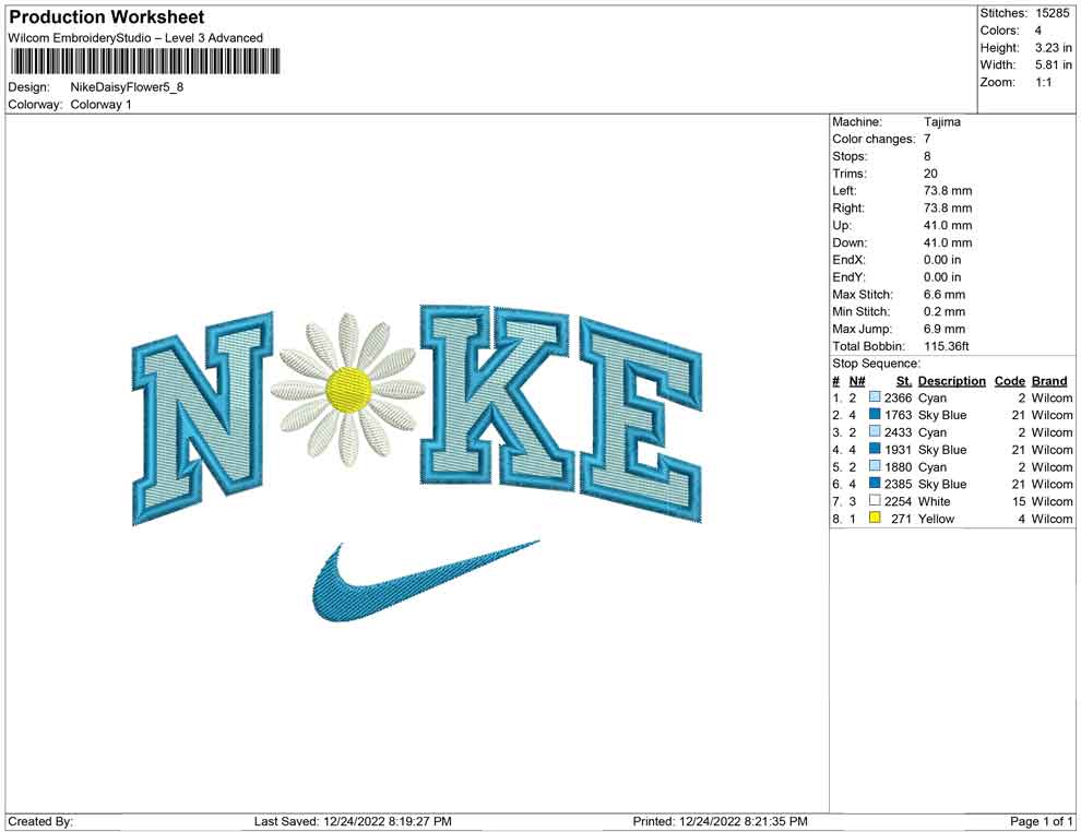 Nike Daisy Flower