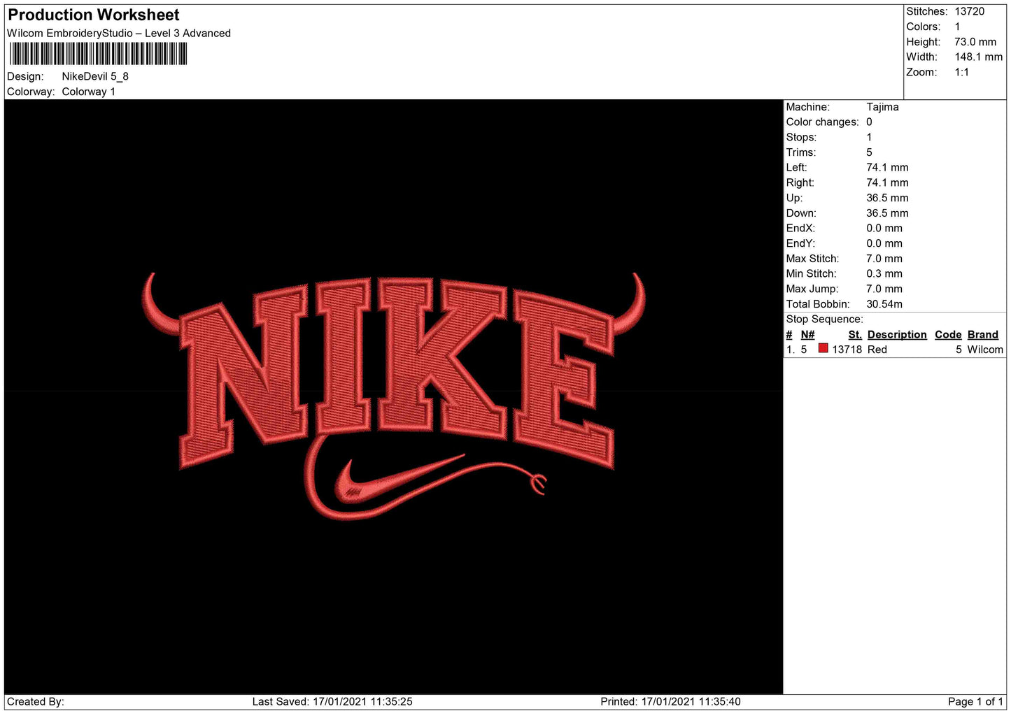 Nike Devil