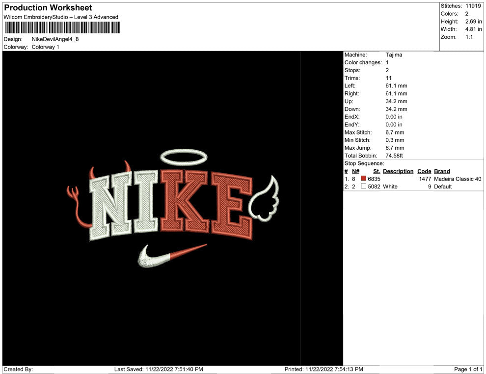 Nike Devil or Angel
