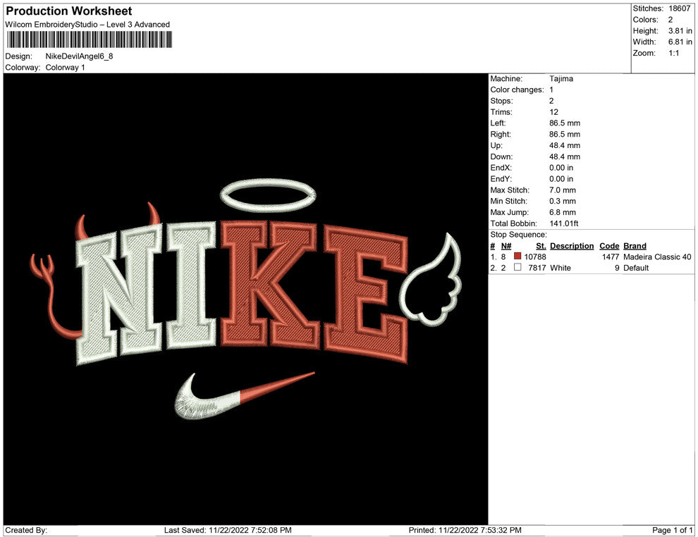 Nike Devil or Angel