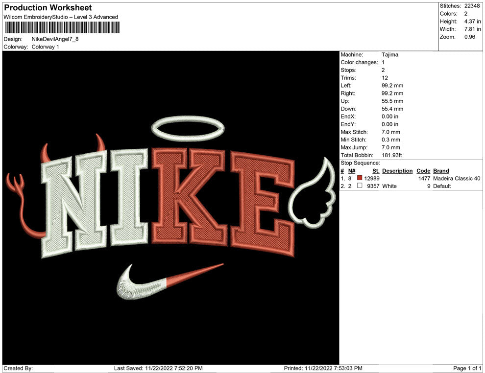 Nike Devil or Angel