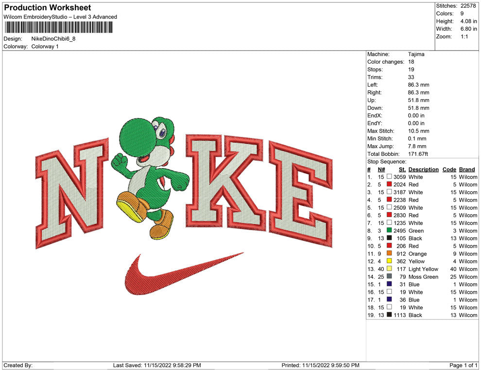 Nike Dino Chibi