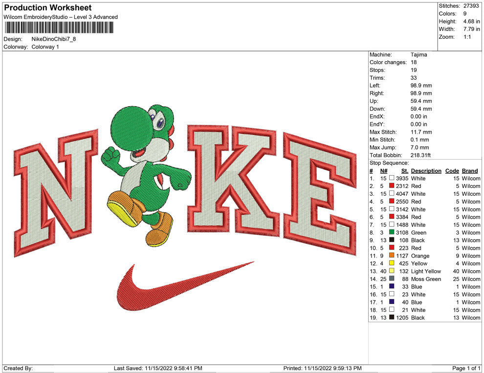 Nike Dino Chibi