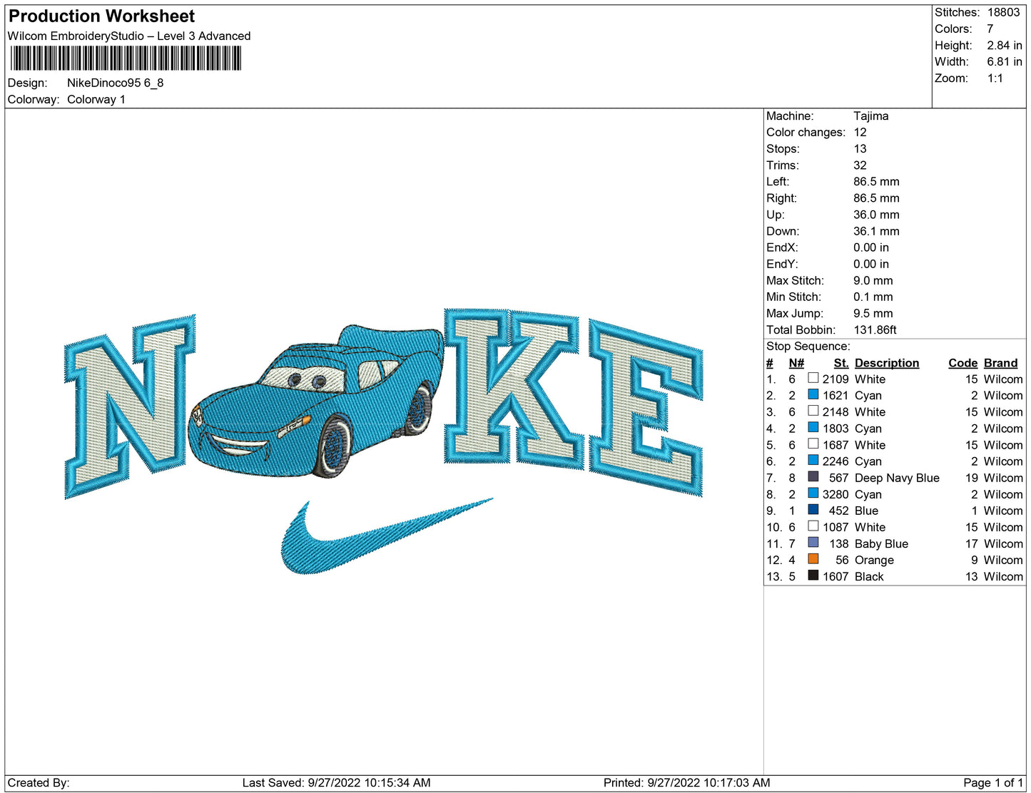 Nike Dinoco 95
