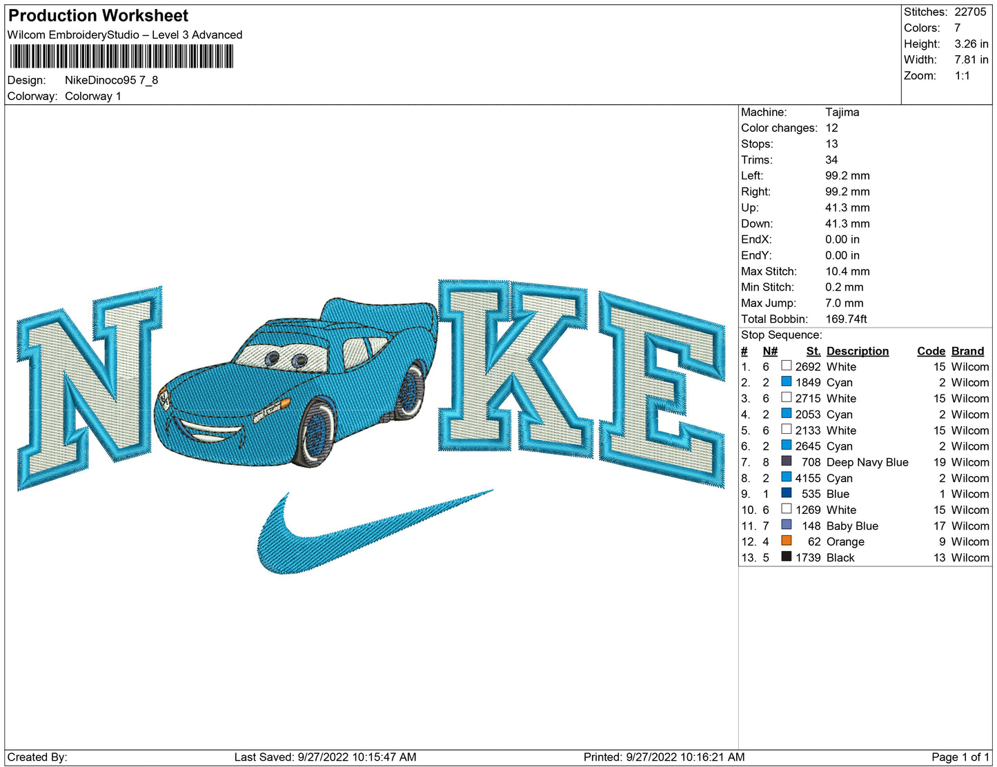 Nike Dinoco 95
