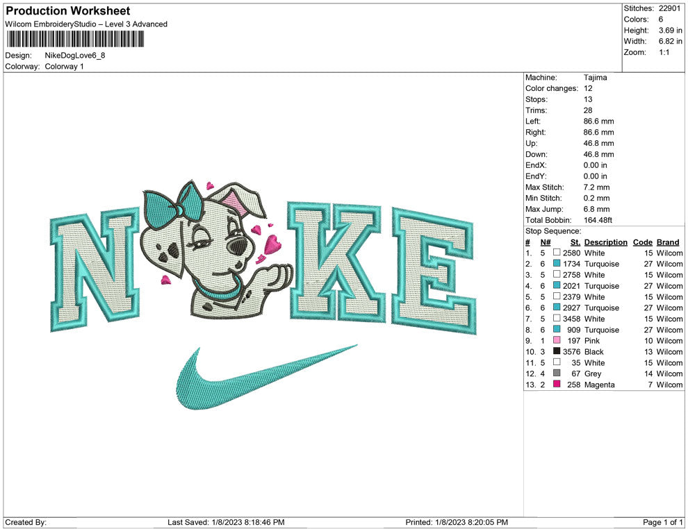 Nike Dog love