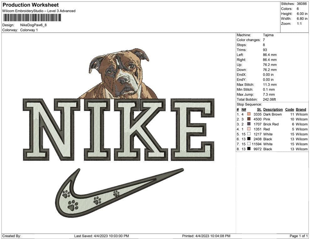 Nike Dog Paw