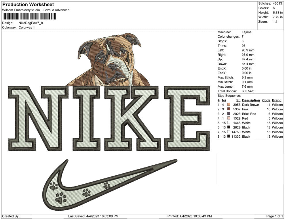 Nike Dog Paw