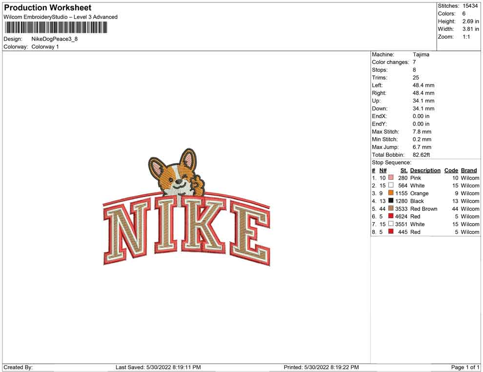 Nike Dog Peace