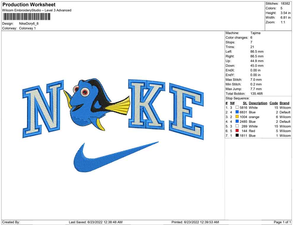 Nike Dory