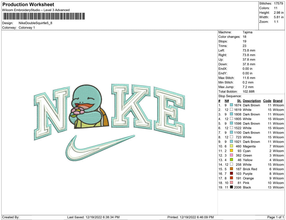 Nike Double Squirtle
