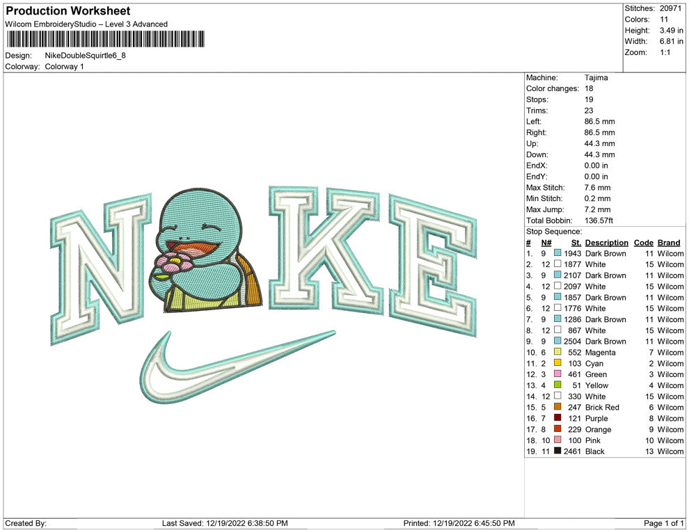 Nike Double Squirtle