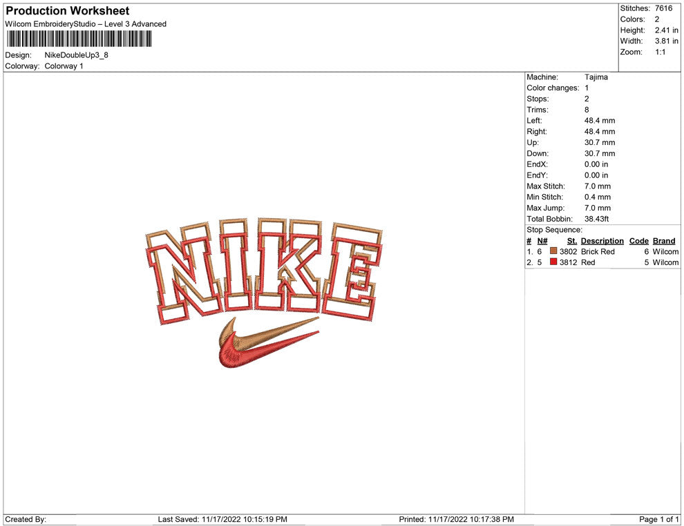Nike Double up