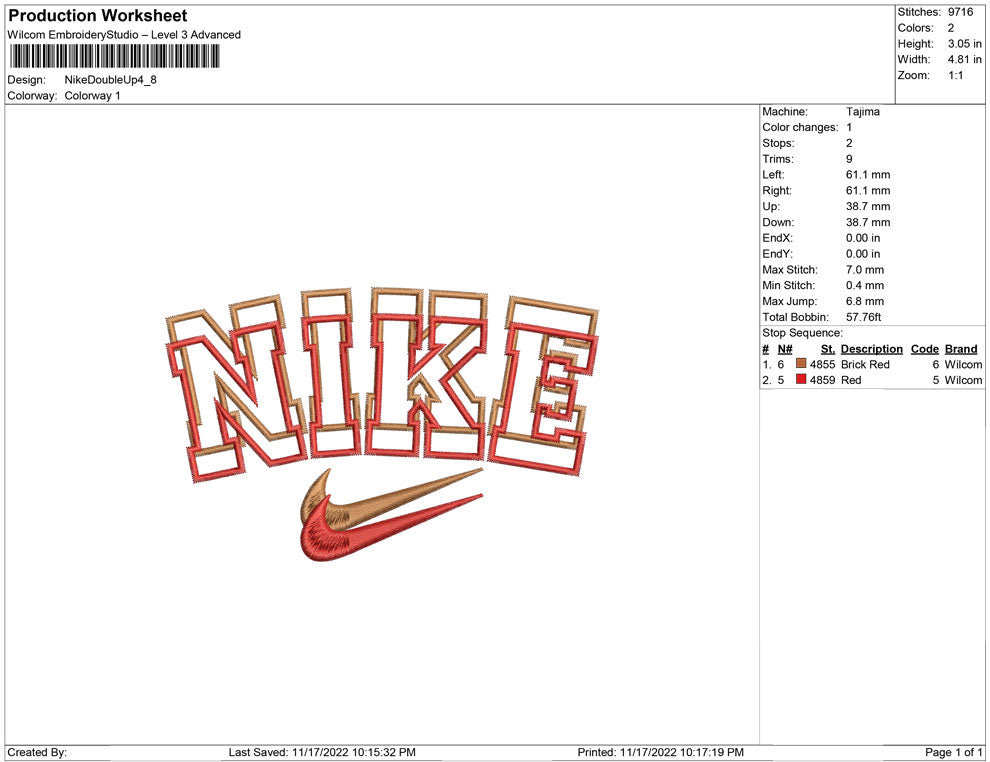 Nike Double up