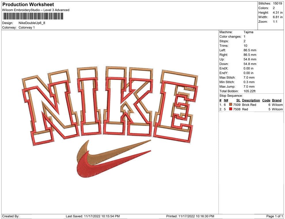 Nike Double up