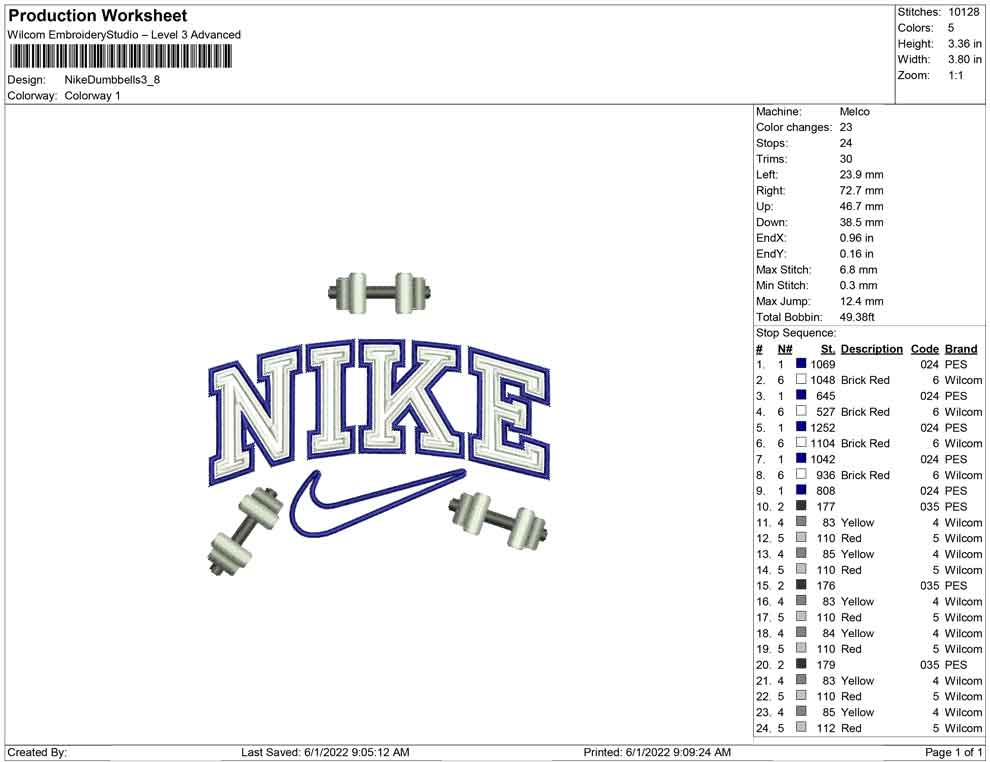 Nike Dumbbell