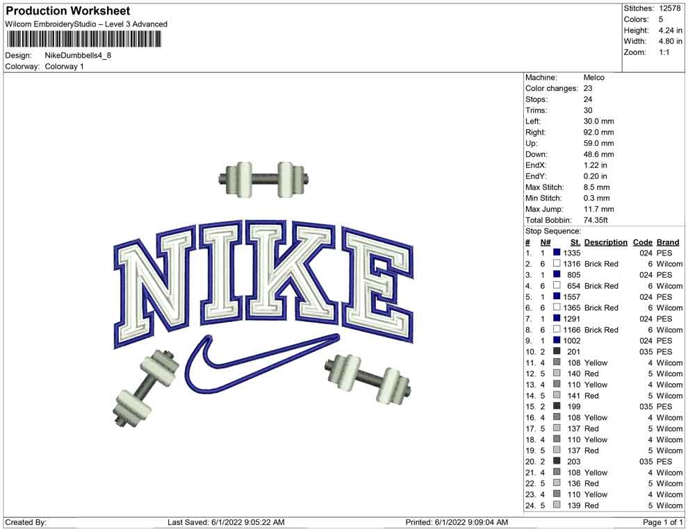 Nike Dumbbell