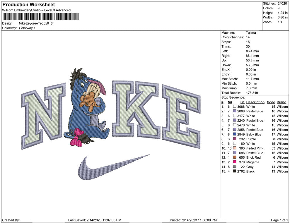 Nike EEyore and Teddy