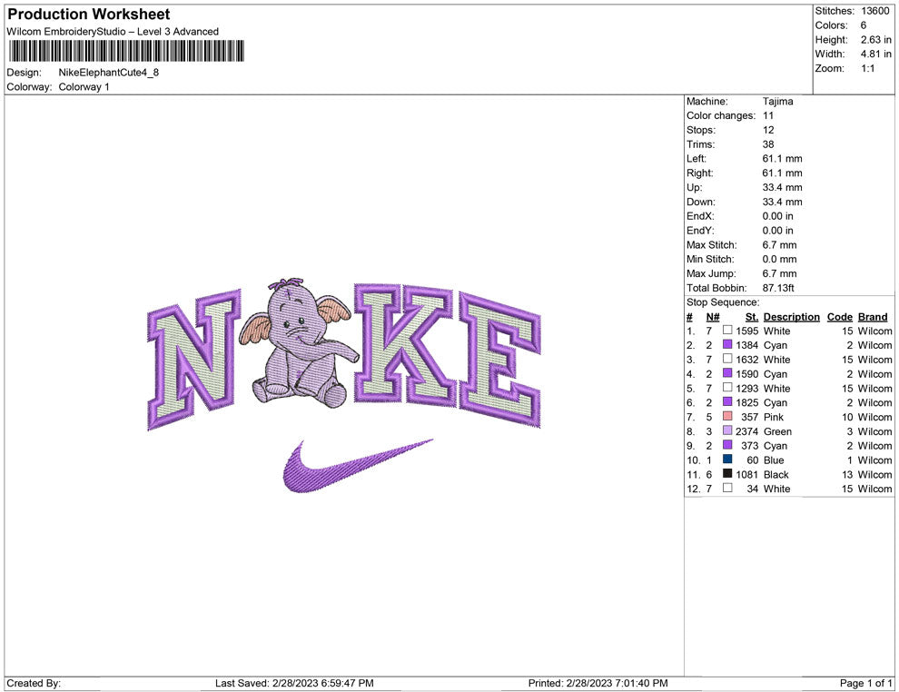 Nike Elephant Cute