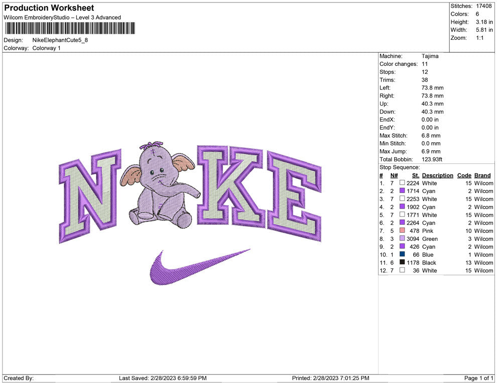 Nike Elephant Cute