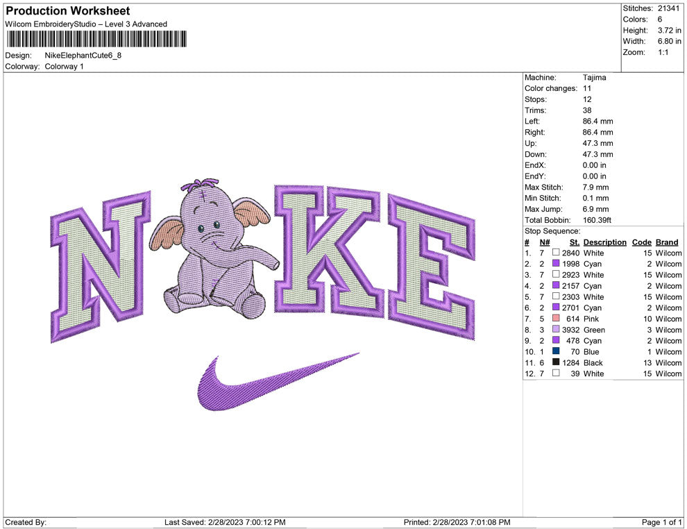 Nike Elephant Cute