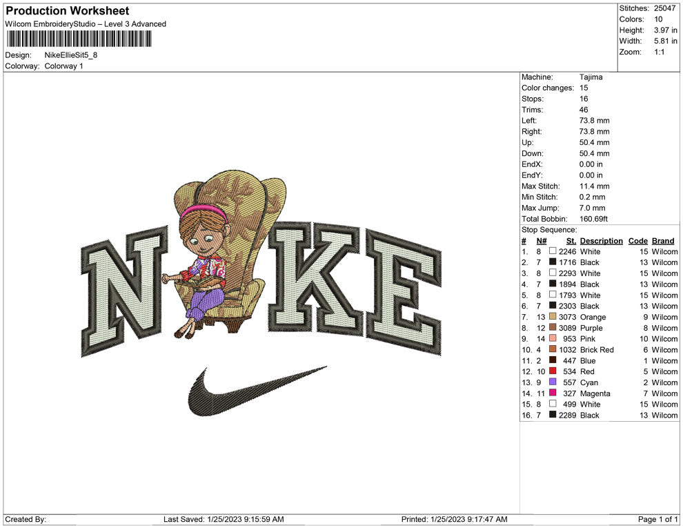 Nike Ellie Fredricksen Sit