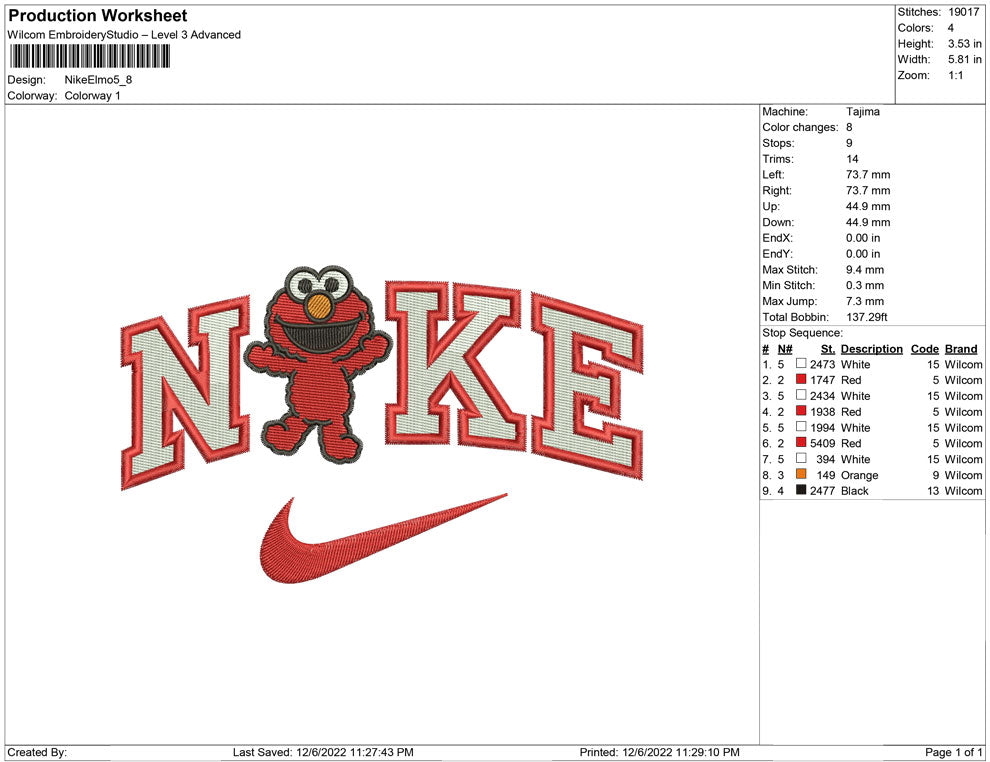 Nike Elmo